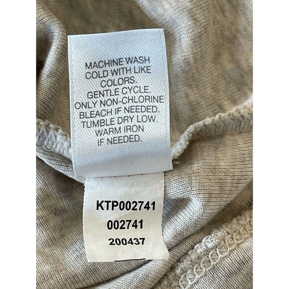 J. Jill Relaxed Beige Soft Pima Cotton Blend Turtleneck Size Small - Picture 7 of 10